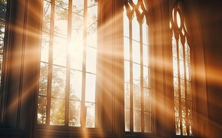 Light through window